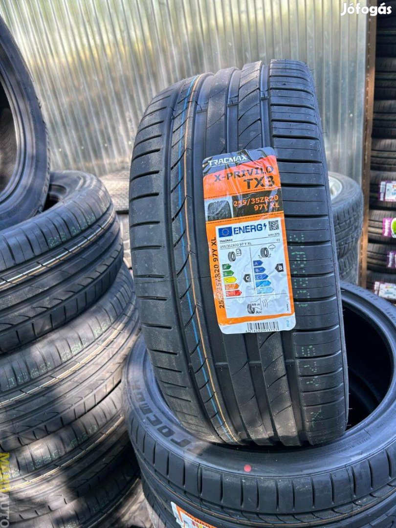 255/35R20 Tracmax TX3,Új nyárigumi