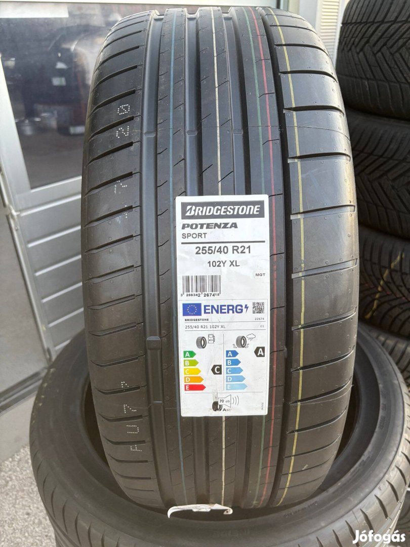 255/40R21 255/40 R21 új Bridgestone nyári gumi Ár/db Dot23