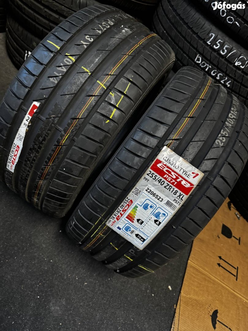 255/40ZR18 kumho xl ps71