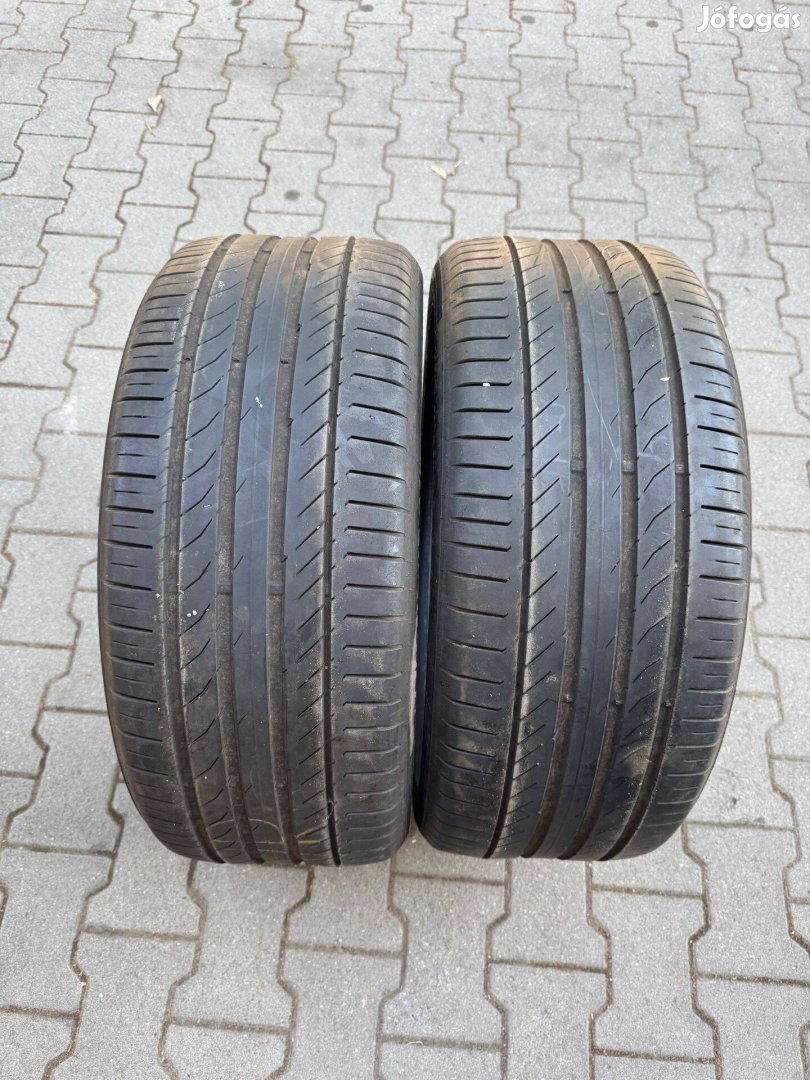 255 40 20 Continental Contisportcontact5 2db nyári gumi eladó! 5mm