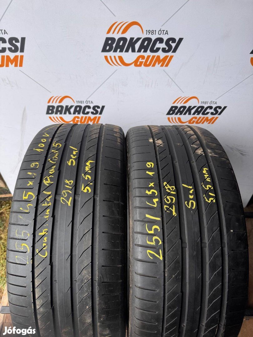 255/45R19 255 45 19 255/45x19 Continental nyári gumi eladó