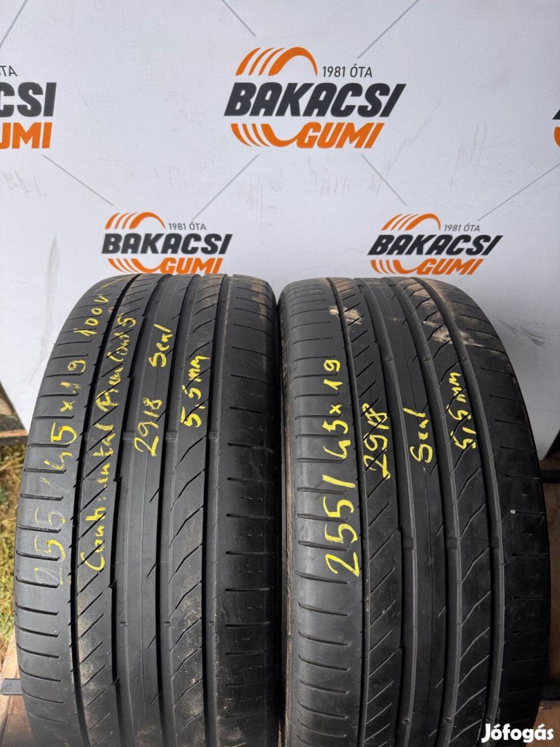 255/45R19 255 45 19 255/45x19 Continental nyári gumi eladó