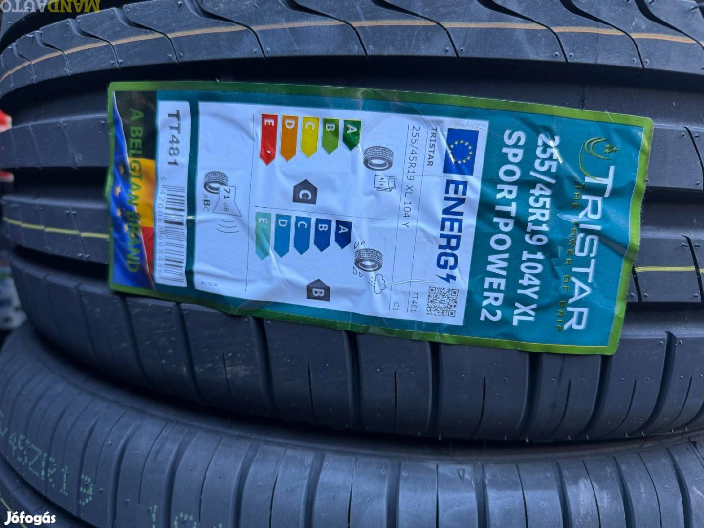 255/45R19 Tristar Sportpower2(XL),Új nyárigumi