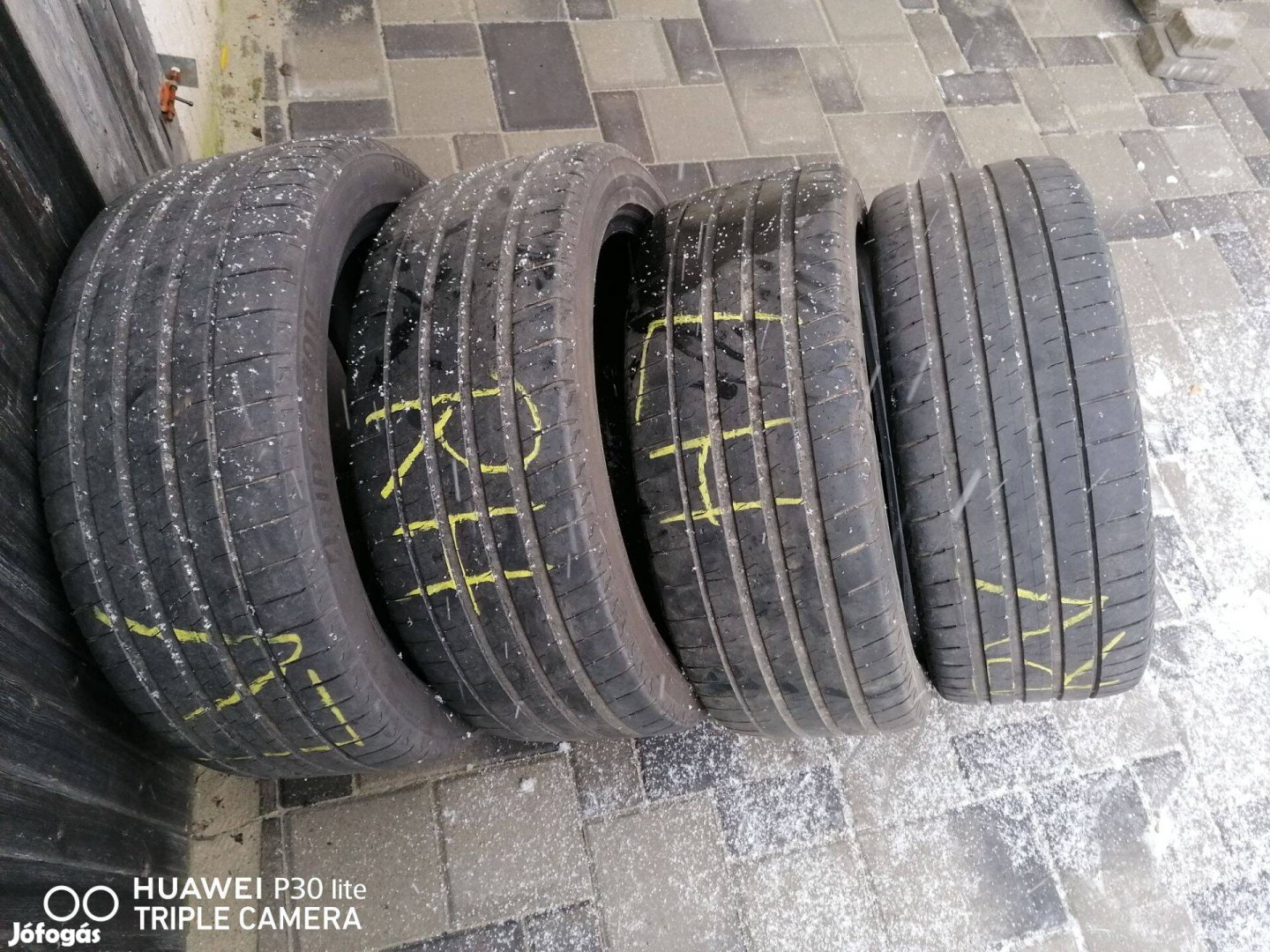 255/45 ZR 20 Bridgestone Potenza sport Használt nyárigumi eladó!