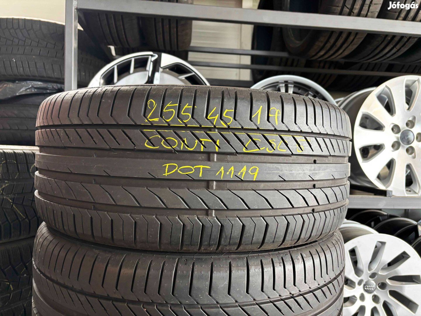 255/45 r19 Continental nyárigumi 4db 255/45r19 garnitúra