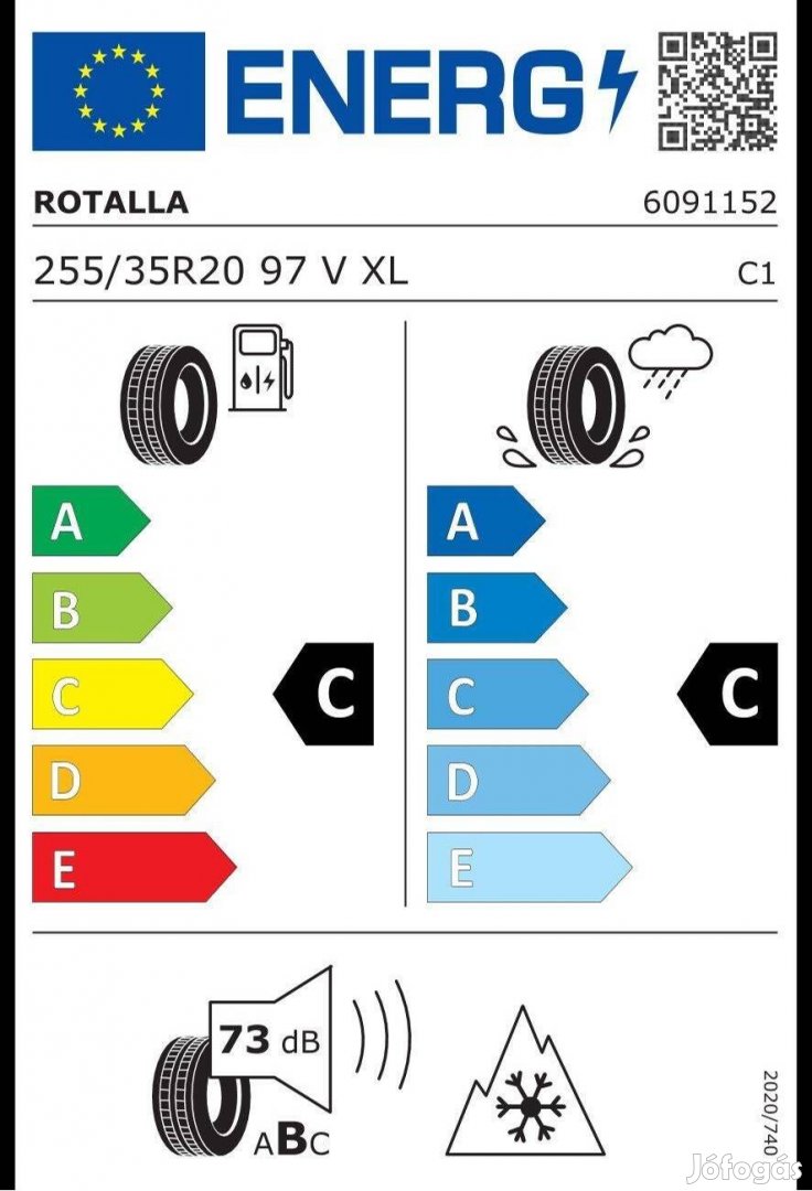 255/45 r19 race S330 téli gumi