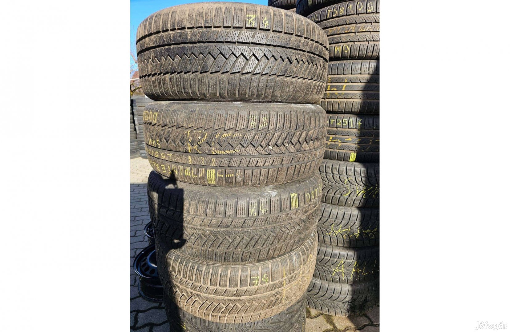 255/50R19 Continental Winter Újszerű használt Téli Gumi Akció!!!