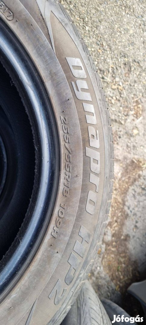 255/55R18 Hankook használt nyárigumik