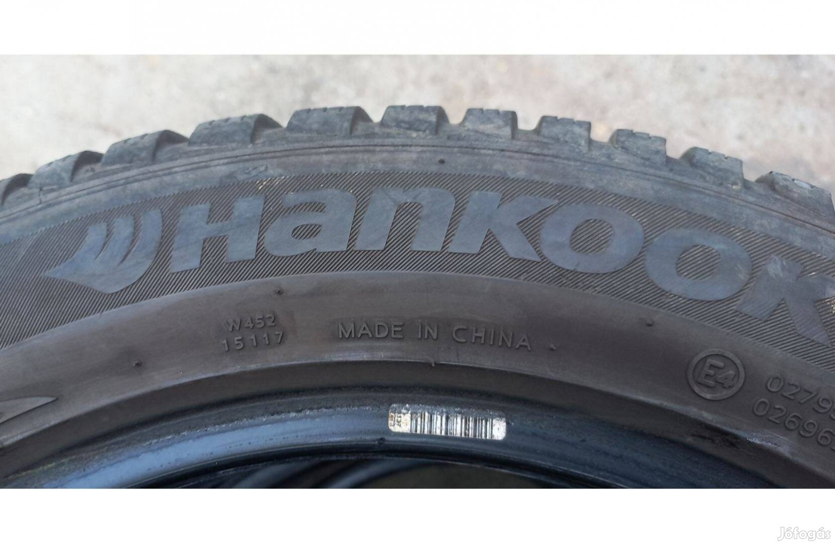 25555R16 használt téli gumi eladó