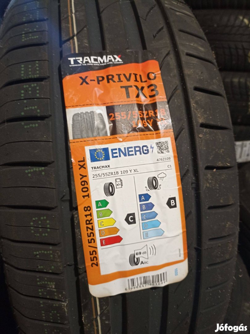 255/55 r18 109Y Új Tracmax tx3 nyárigumi garnitúra