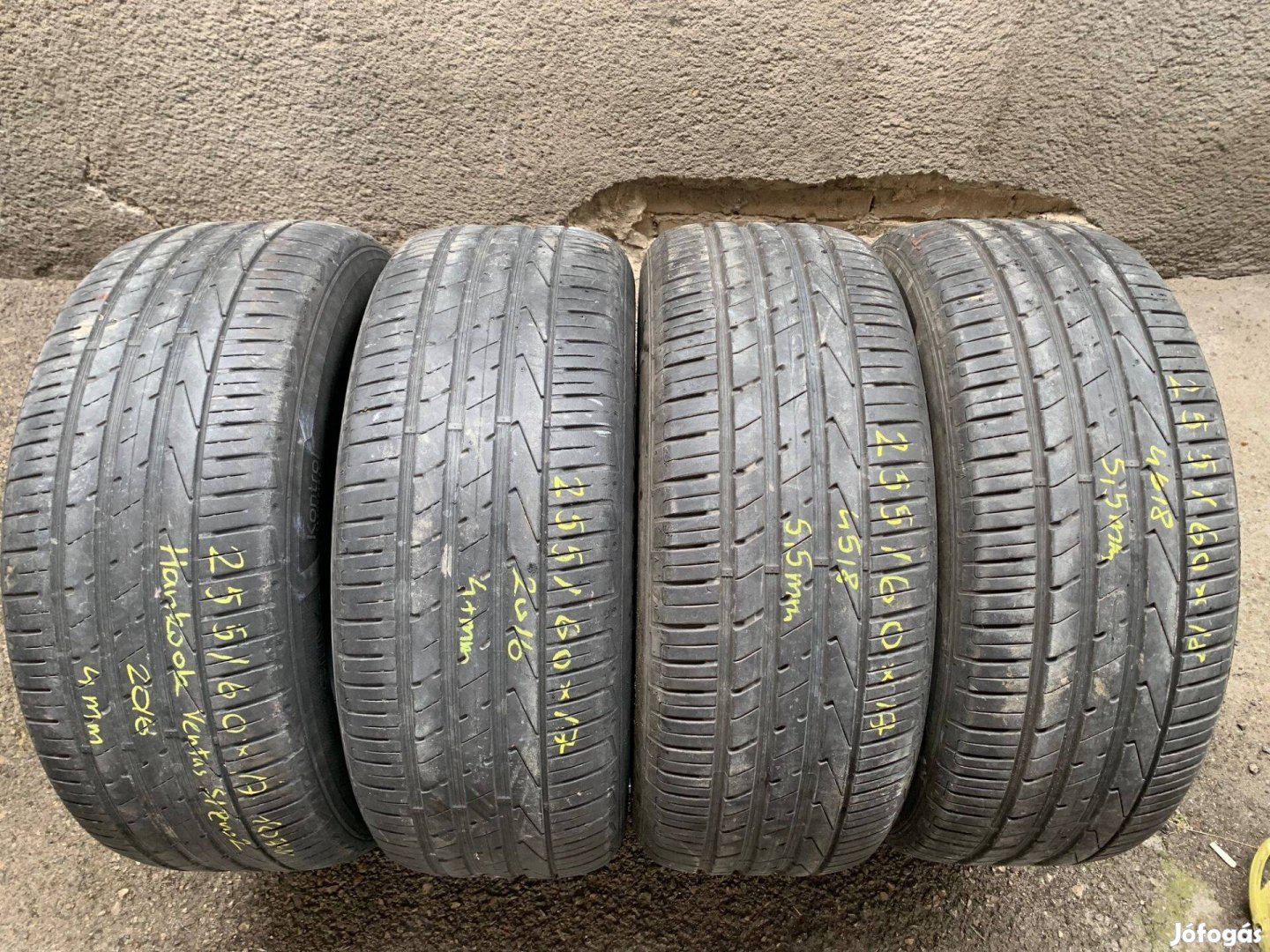 255/60R17 255 60 17 255/60x17 Hankook nyári gumi eladó