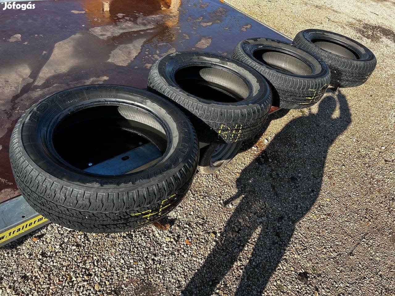 255/60 R18 gumiabroncs 2018as isuzu dmaxról teljes szett