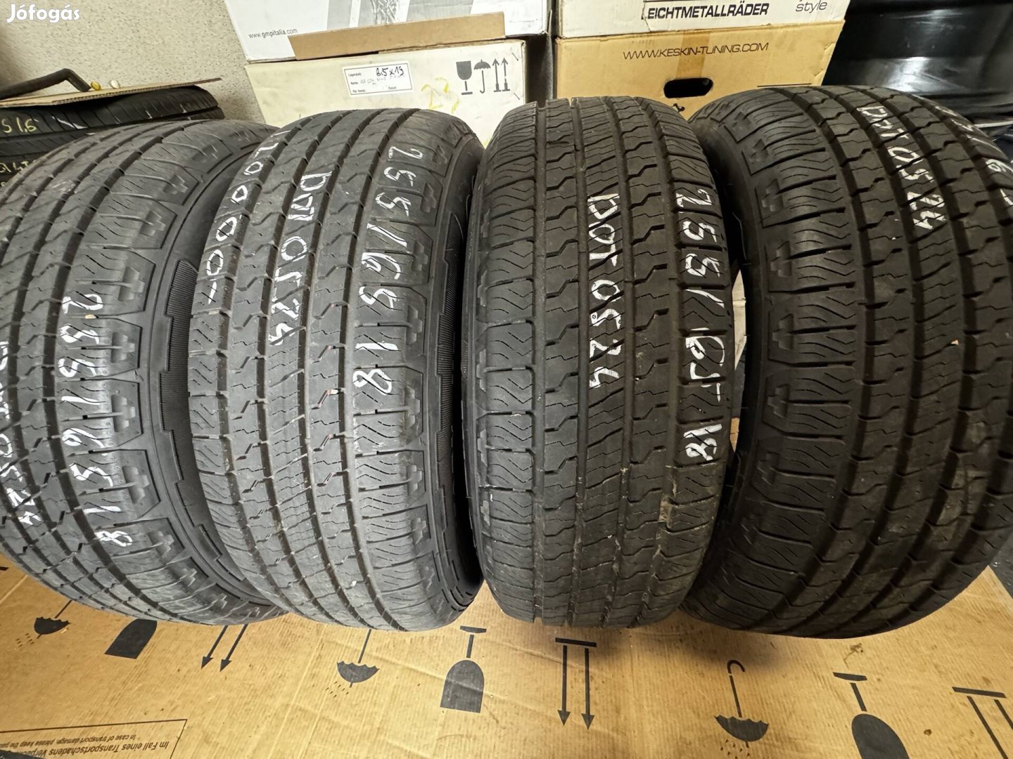 255/65R18 Goodyear Wrangler Dot:0524