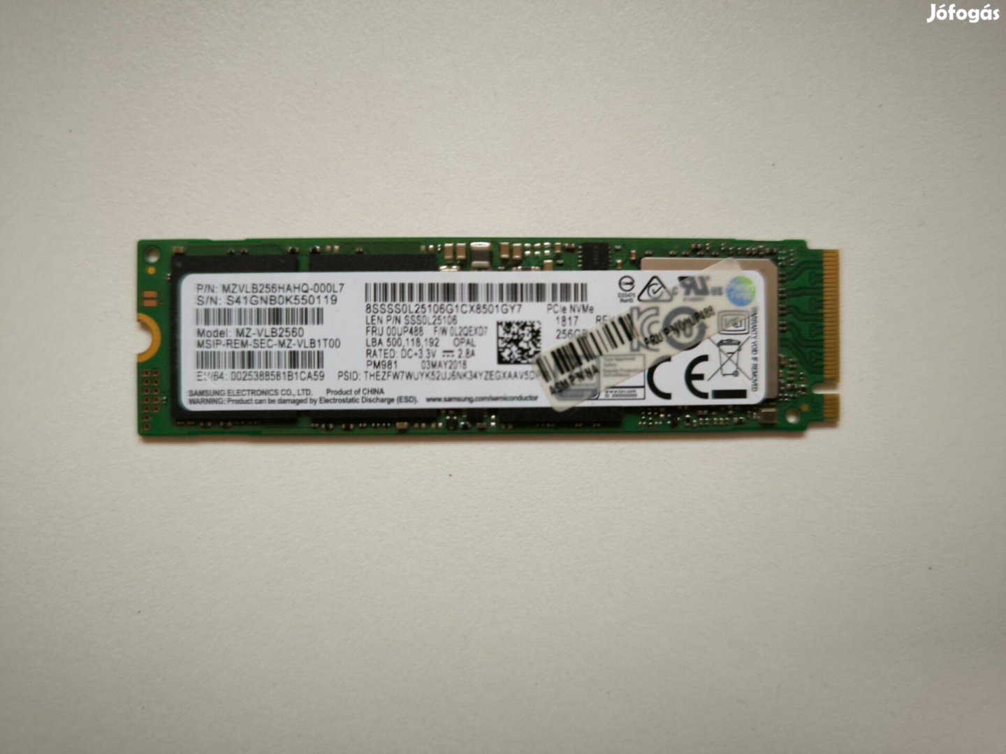 256 Gb nvme M2 ssd