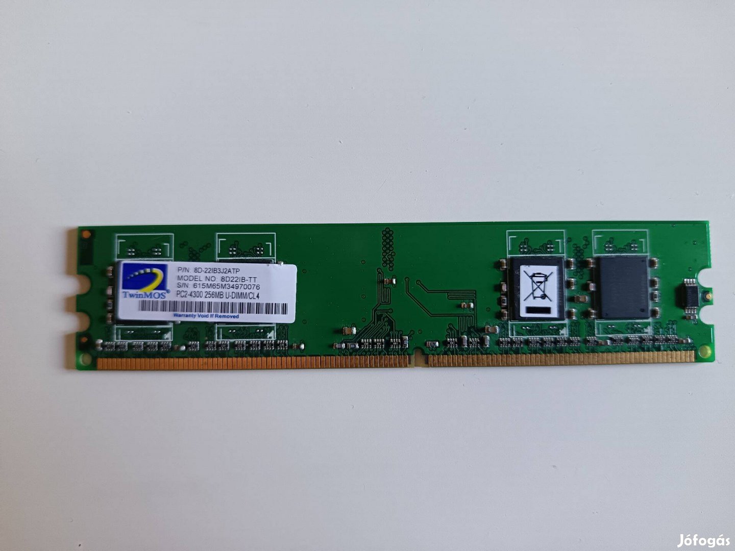 256 MB PC2-4300 memória eladó