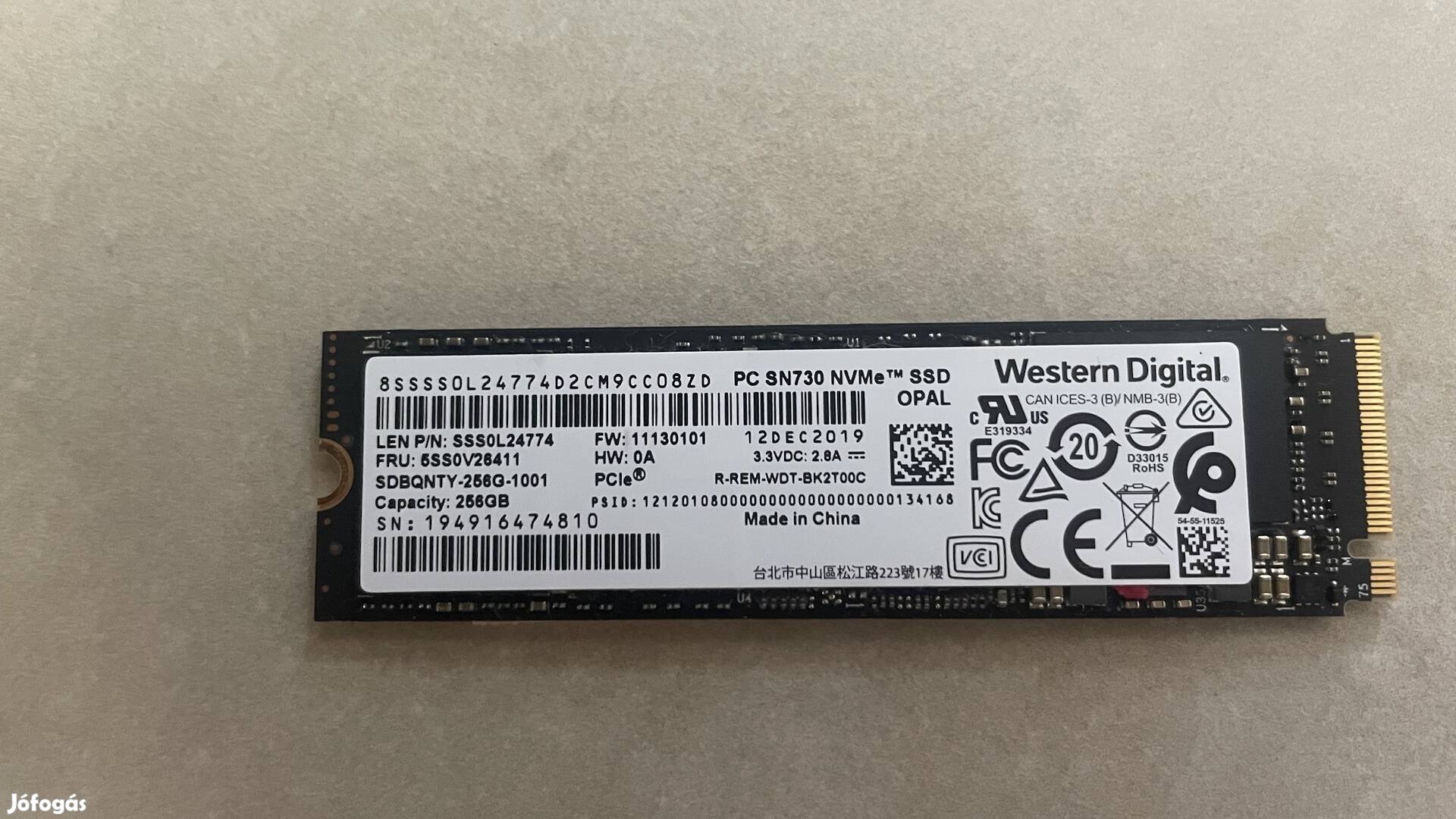 256gb SSD nvme