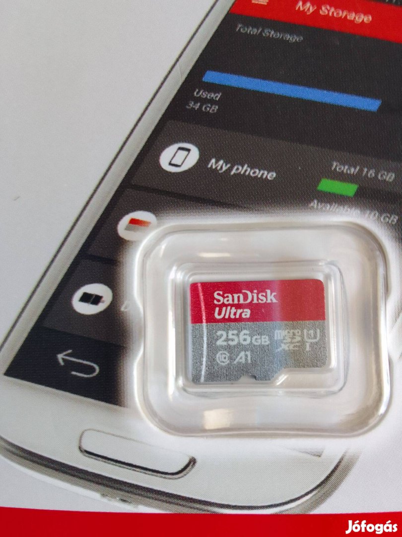 256gb sd kártya. Szabványos tárhelynek megfelelő ! Sandisk Ultra. TF k