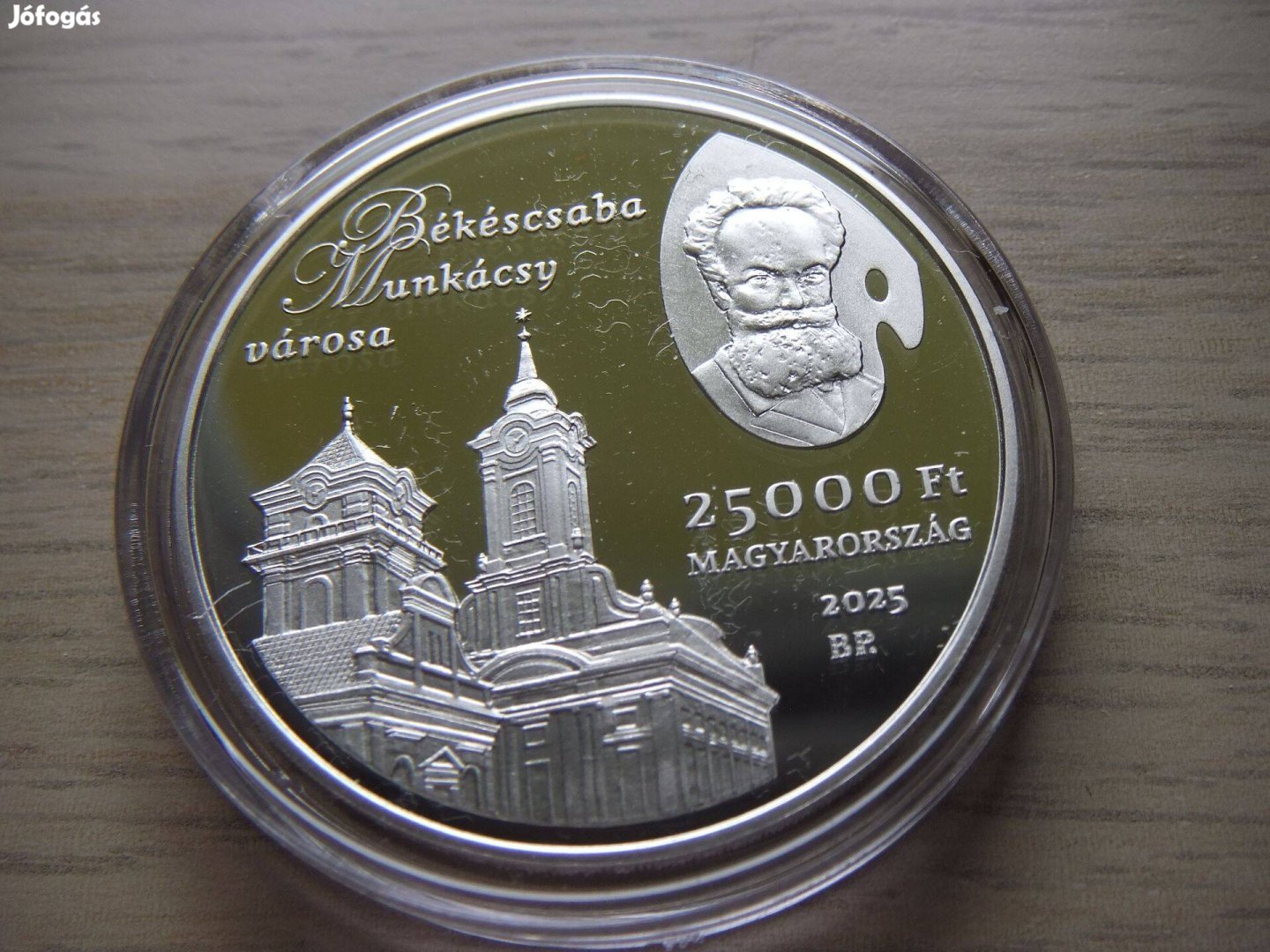 25.000 Ft Ezüstérem Békés Vármegye Békéscsaba 2025 + Tanúsítvány