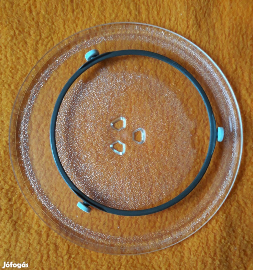 25,5 cm átmérőjű csillag közepű mikrohullámú sütő tányér