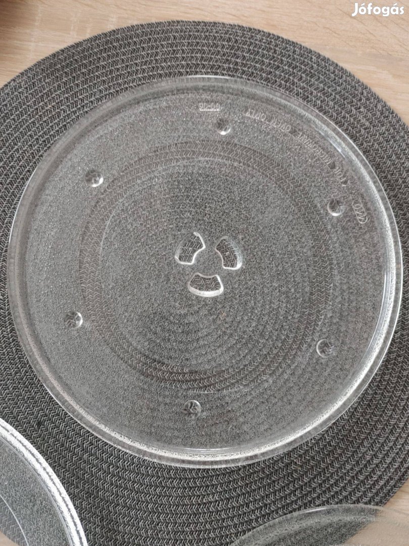 25 Cm mikro sütó forgó üvegtányér