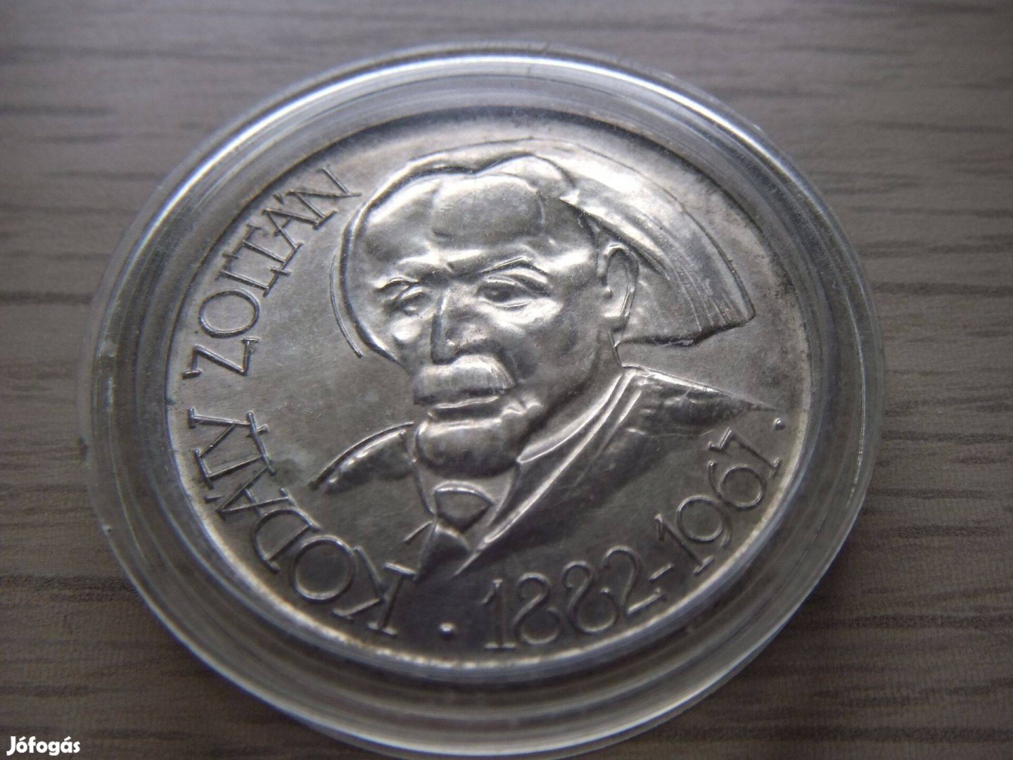 25 Forint 1967 Kodály Zoltán Ezüstérem zárt kapszulában