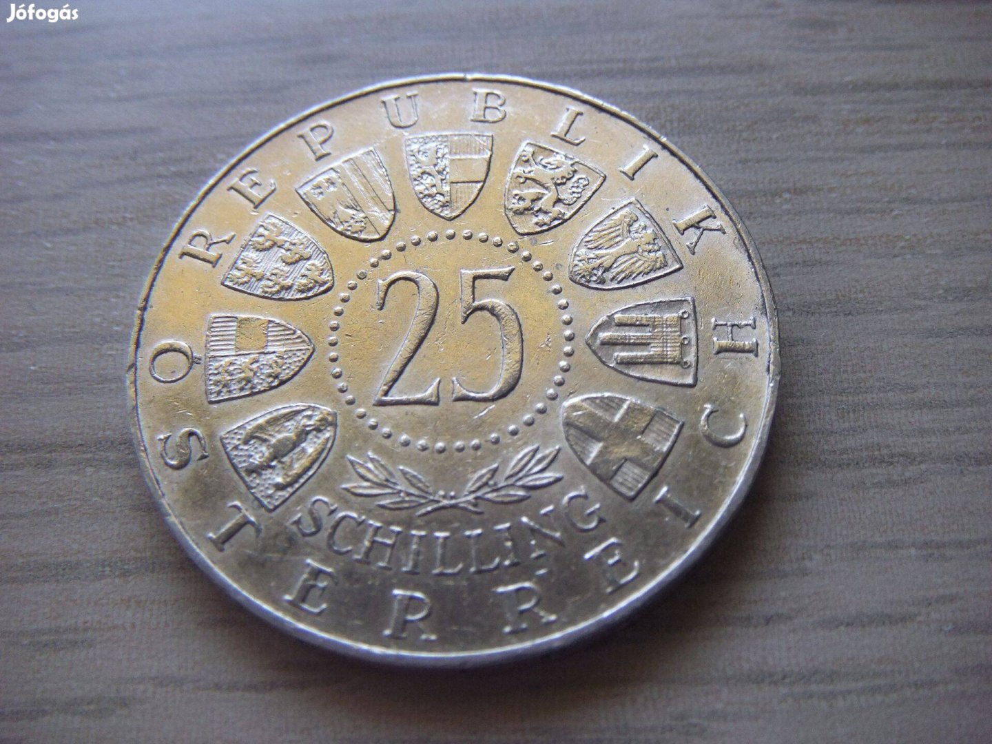 25 Schilling 1957 Ezüstérem