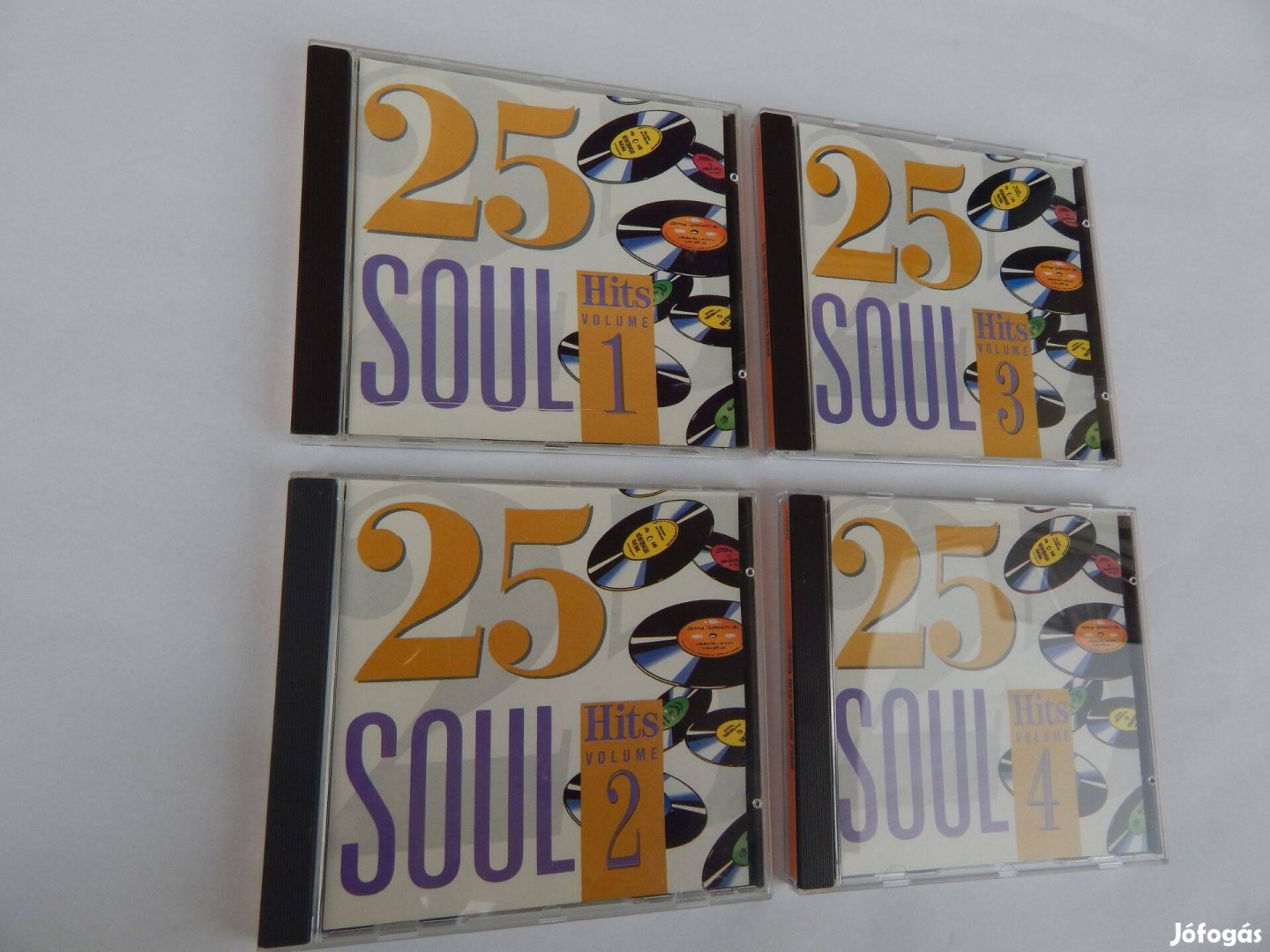 25 Soul Hits Vol. 1-4 Műsoros Audió CD lemezek 4-es Szettben