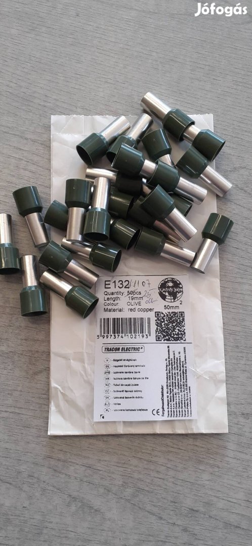 25 db 50 mm2-es szig. érvégh.