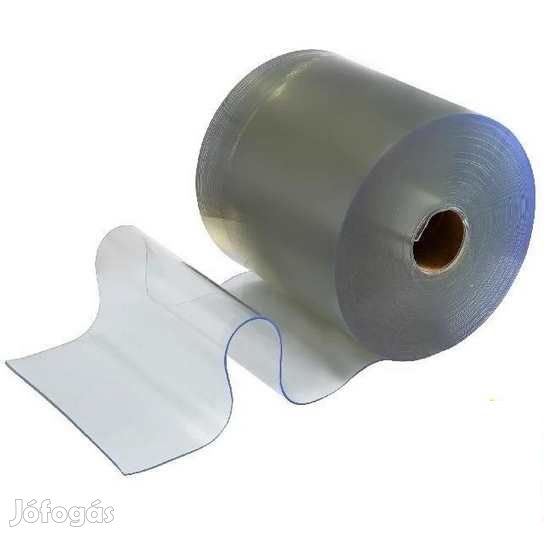 25méter Víztiszta PVC Szalagfüggöny/Hőfüggöny 20cmx0,2cm (4874)
