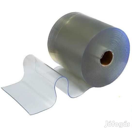 25méter Víztiszta PVC Szalagfüggöny/Hőfüggöny 20cmx0,2cm (4874)
