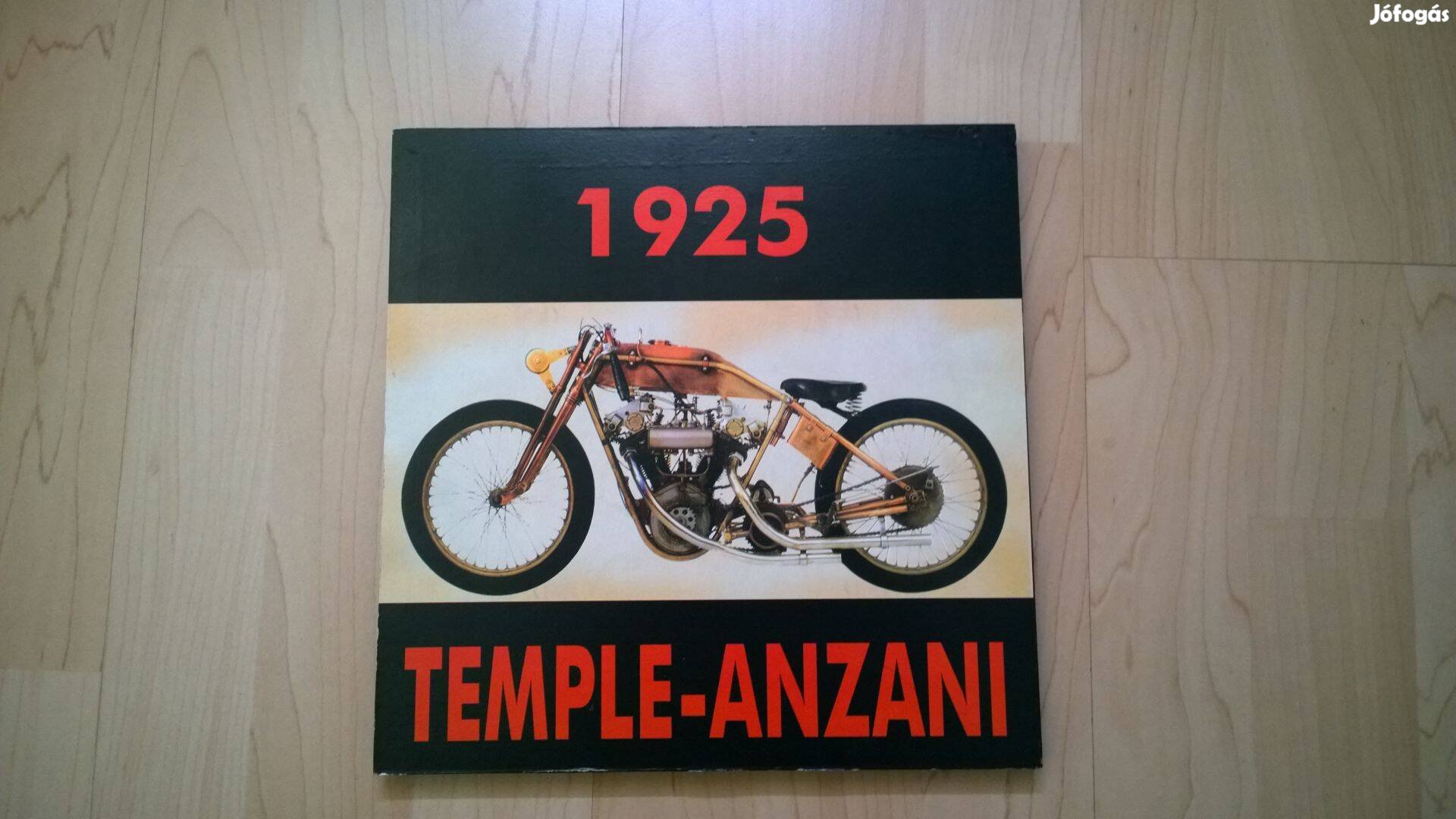 25x25 cm-es Temple Anzani motoros falikép