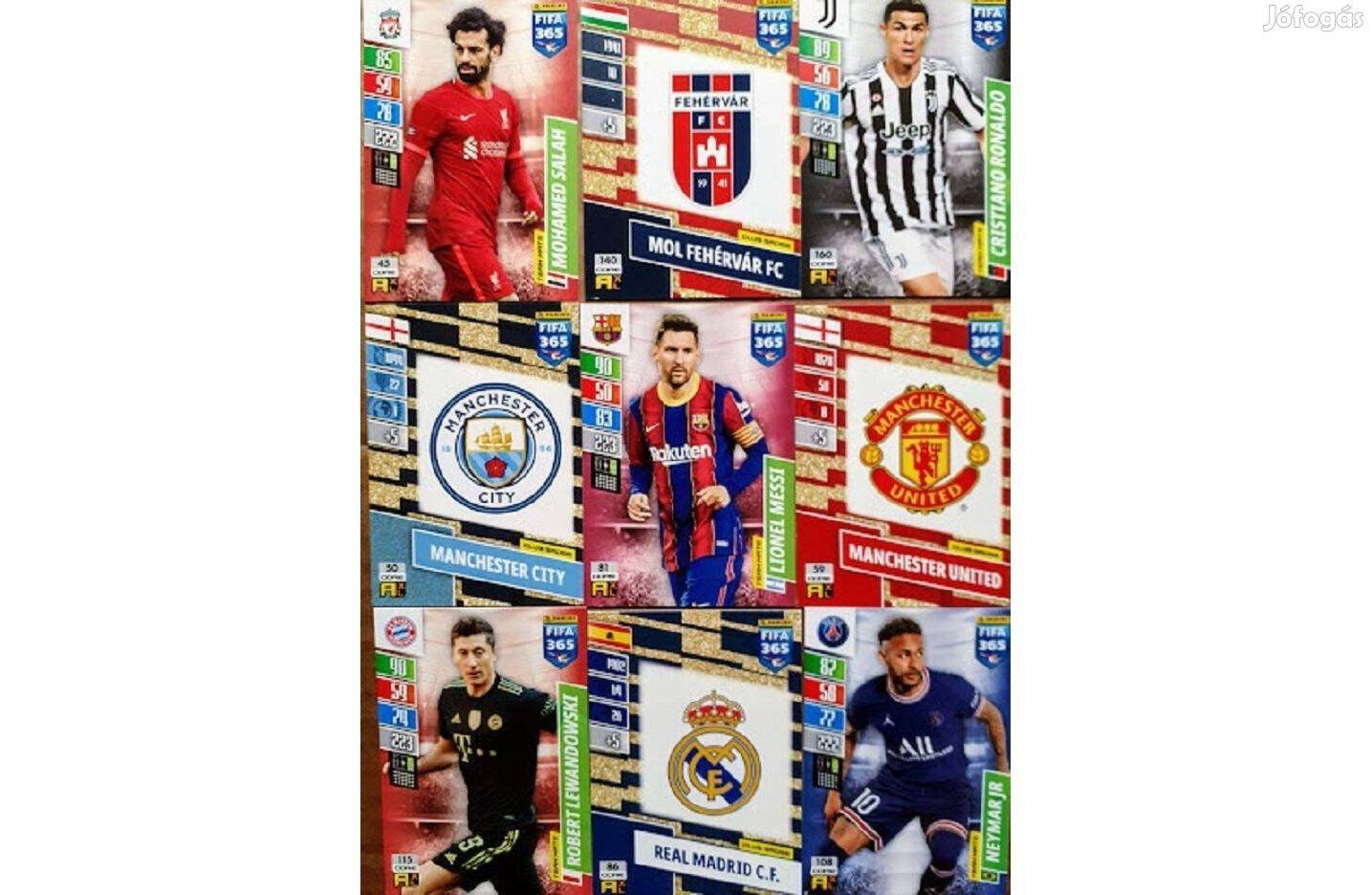 260 focis kártya teljes Team Mate + Club Badge sor Panini 2022 albumok