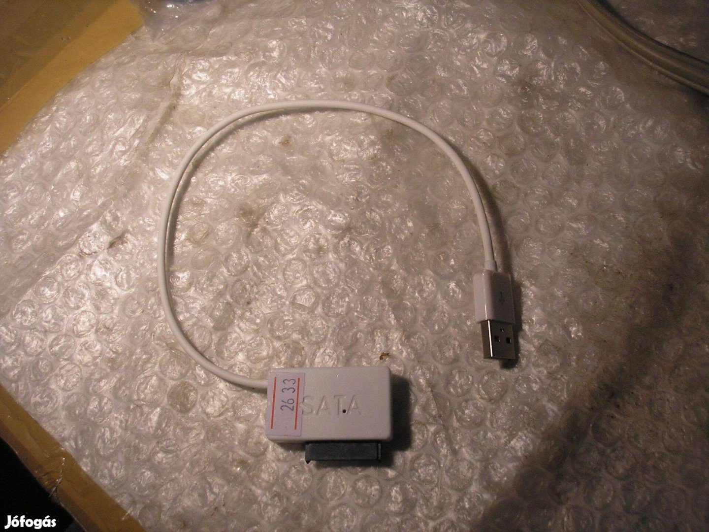 2633 Laptop sata DVD ODD meghajtó USB adapter fekete fehér