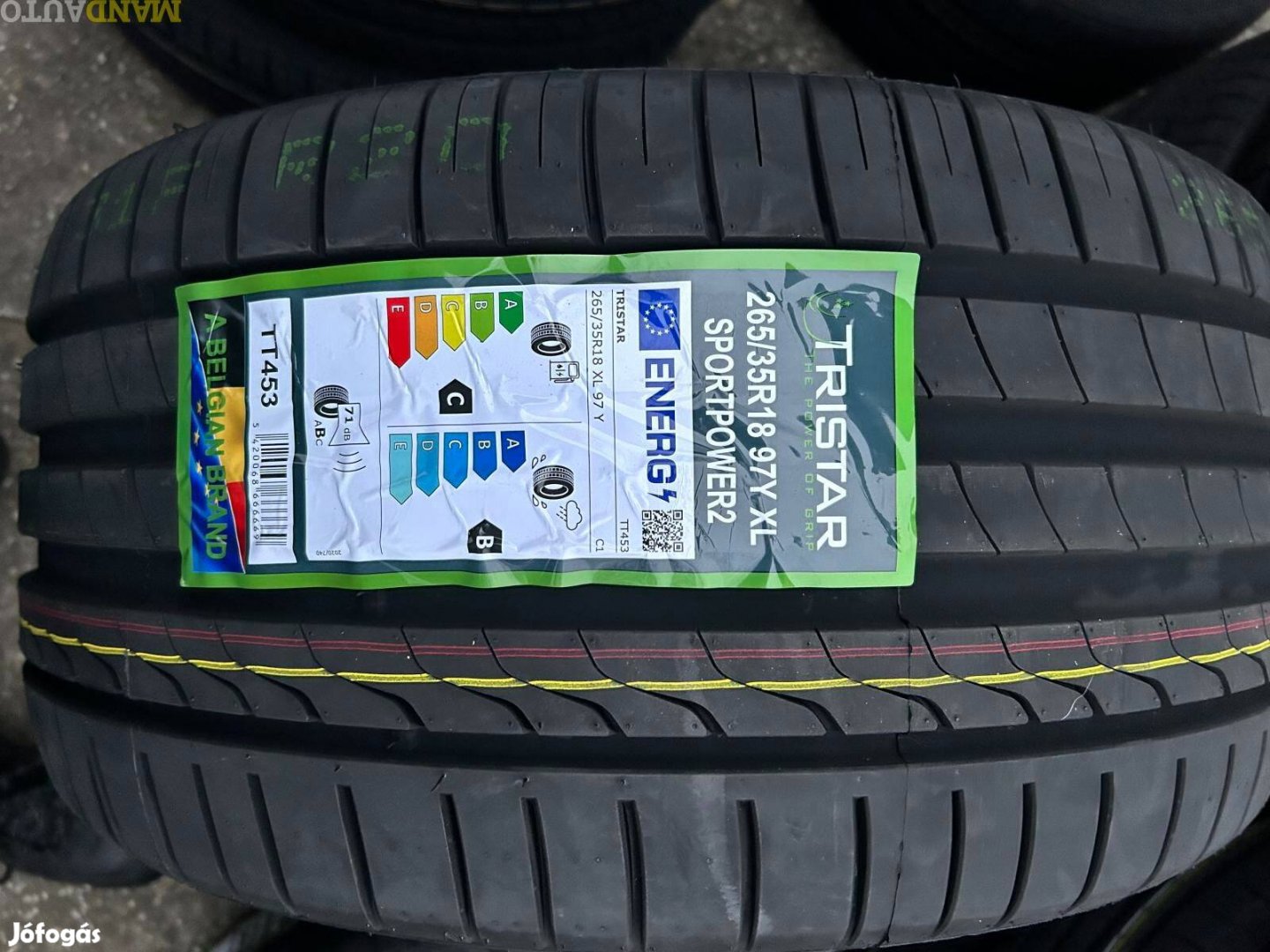 265/35R18 Tristar Sportpower2(XL),Új nyárigumi