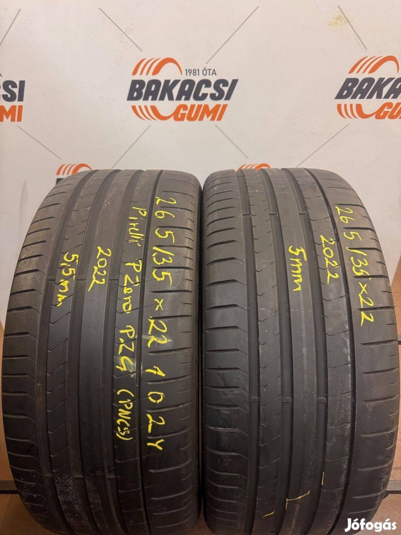 265/35R22 265 35 22 265/35x22 Pirelli nyári gumi eladó
