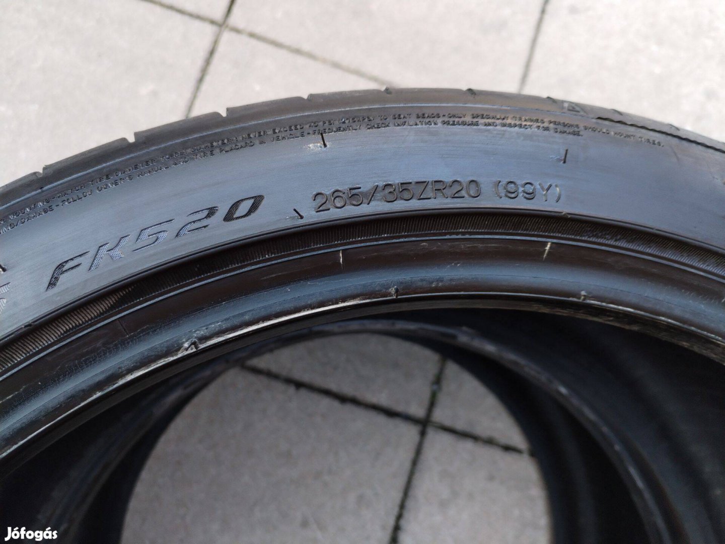265 35 20 falken 265/35 R 20 nyári gumi 2 db 2023.42.hét