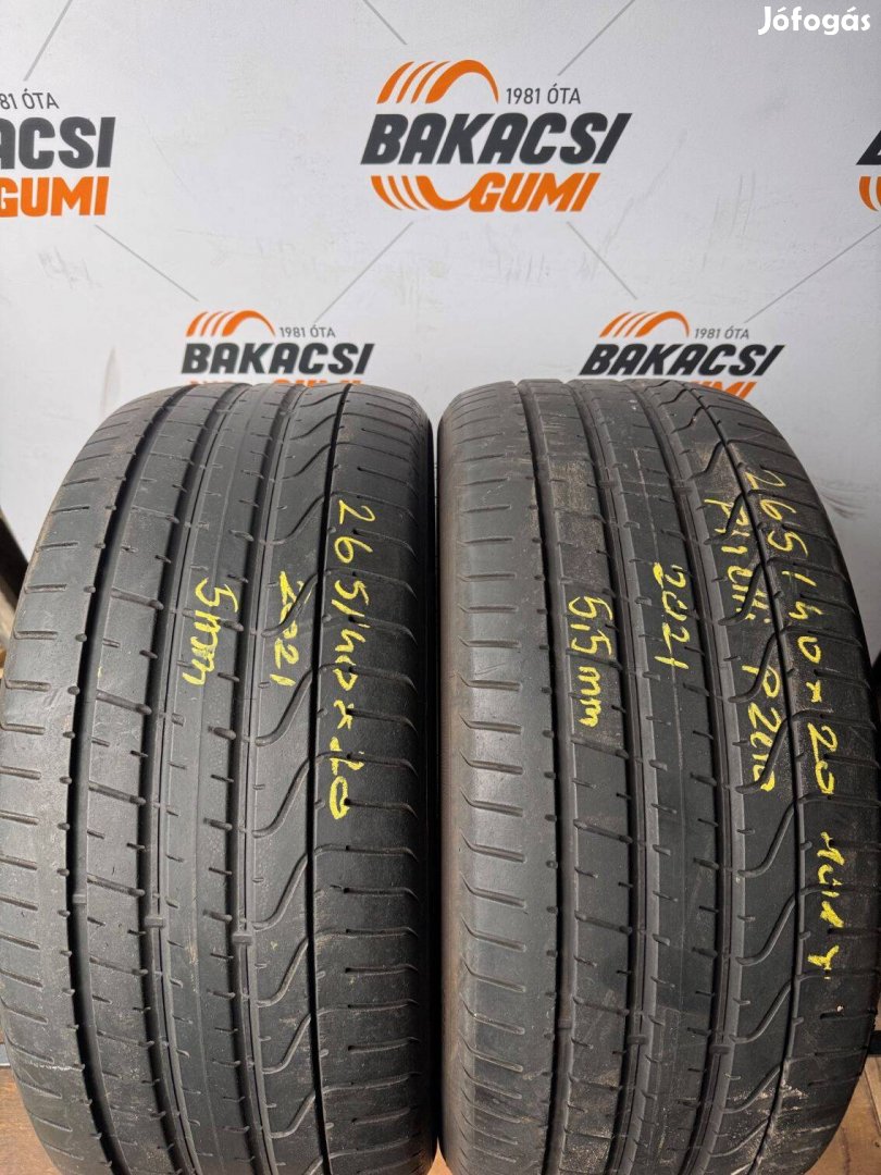 265/40R21 265 40 21 265/40x21 Pirelli nyári gumi eladó