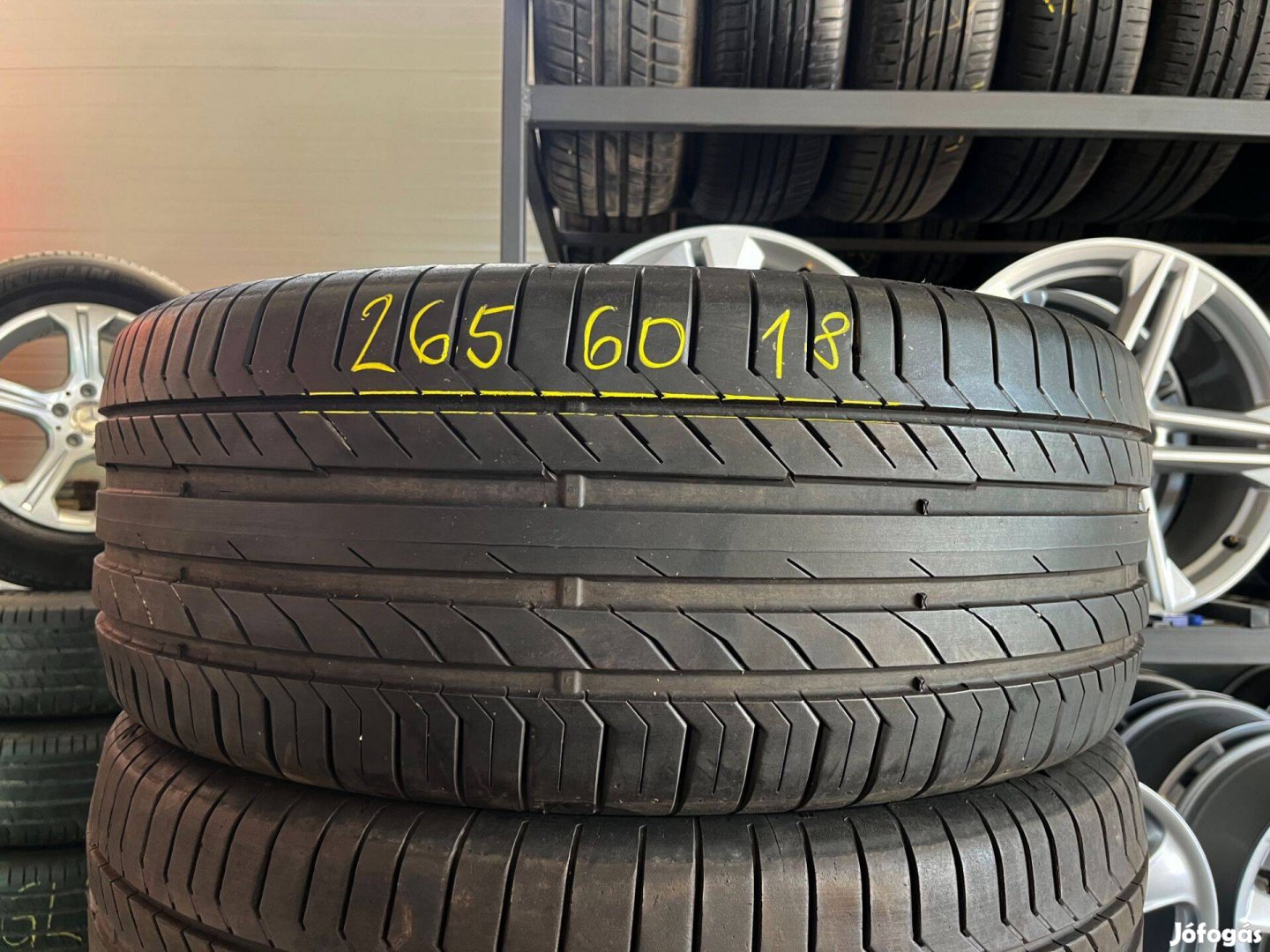 265/60 r18 Continental 2021 nyárigumi 4db eladó 265/60r18 garnitúra