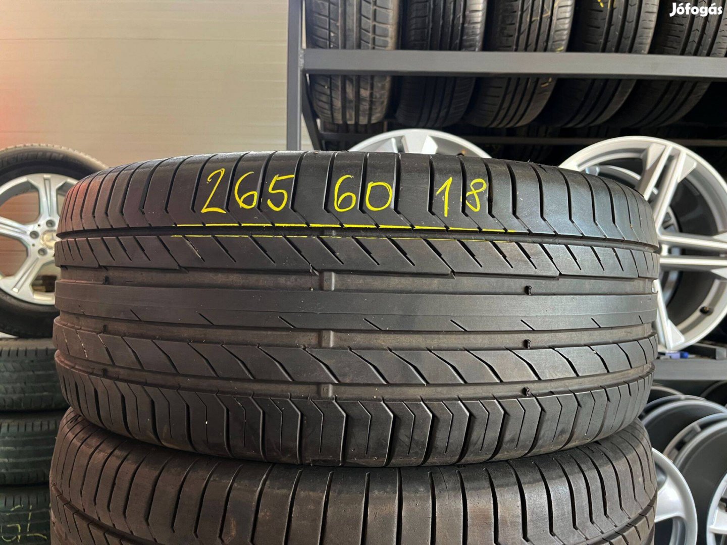 265/60 r18 Continental 2021 nyárigumi 4db eladó 265/60r18 garnitúra