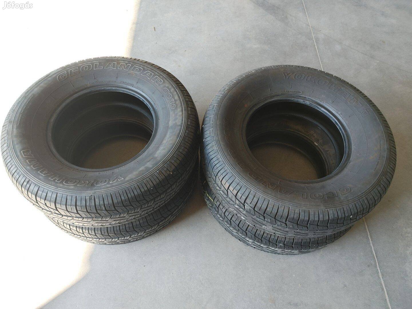 265/70R16 Yokohama Geolandar nyári gumi