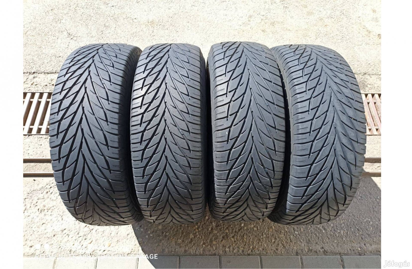 265/70 R16" Toyo Proxes használt nyári garnitúra