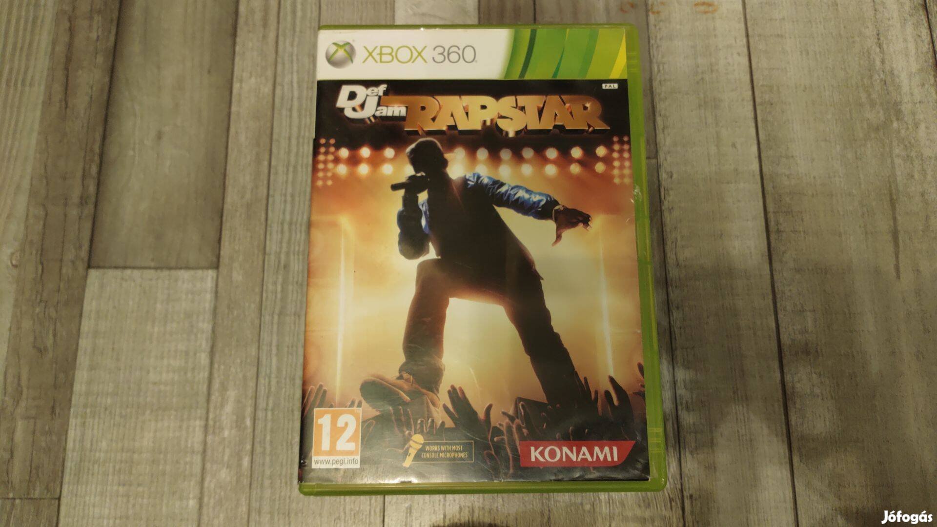 26.01 Xbox 360 Játék Def Jam Rapstar Karaoke Gyári