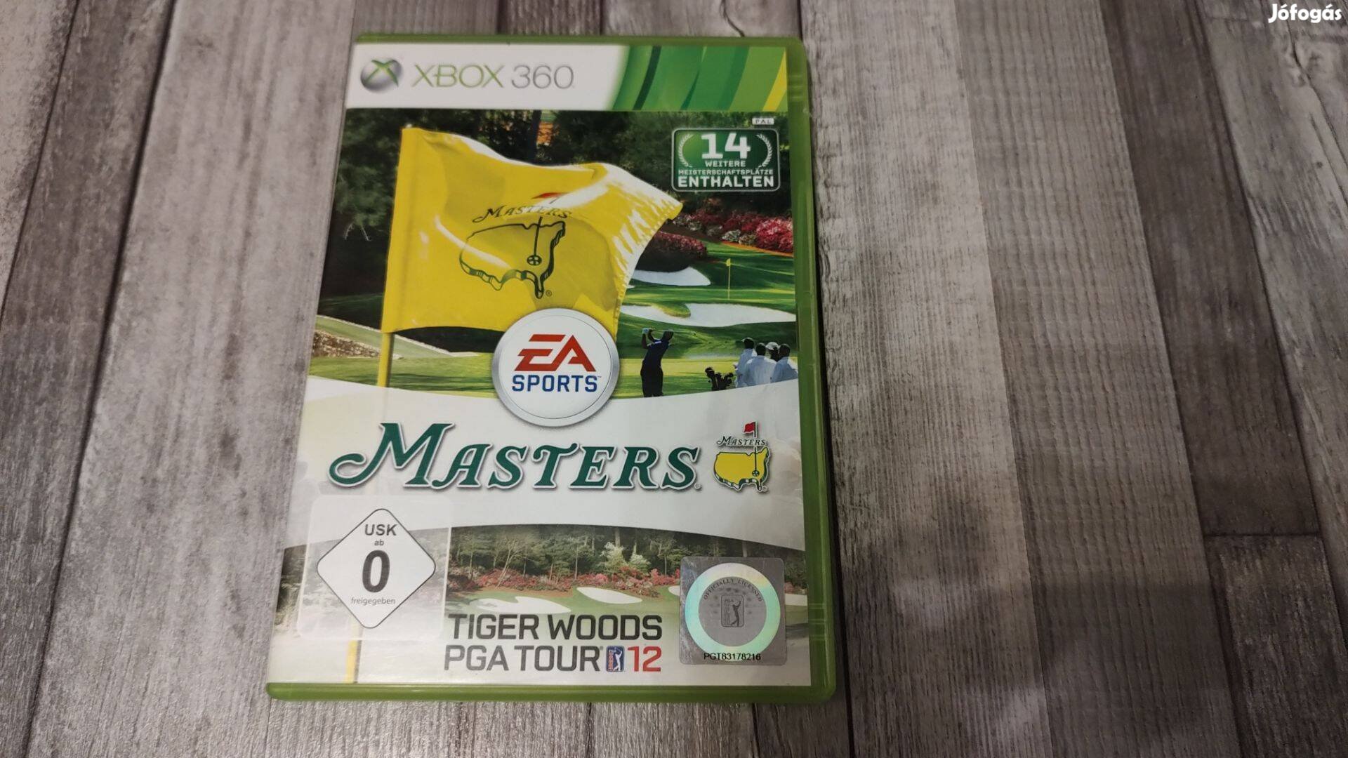 26.01 Xbox 360 Játék Tiger Woods PGA Tour 12 Masters