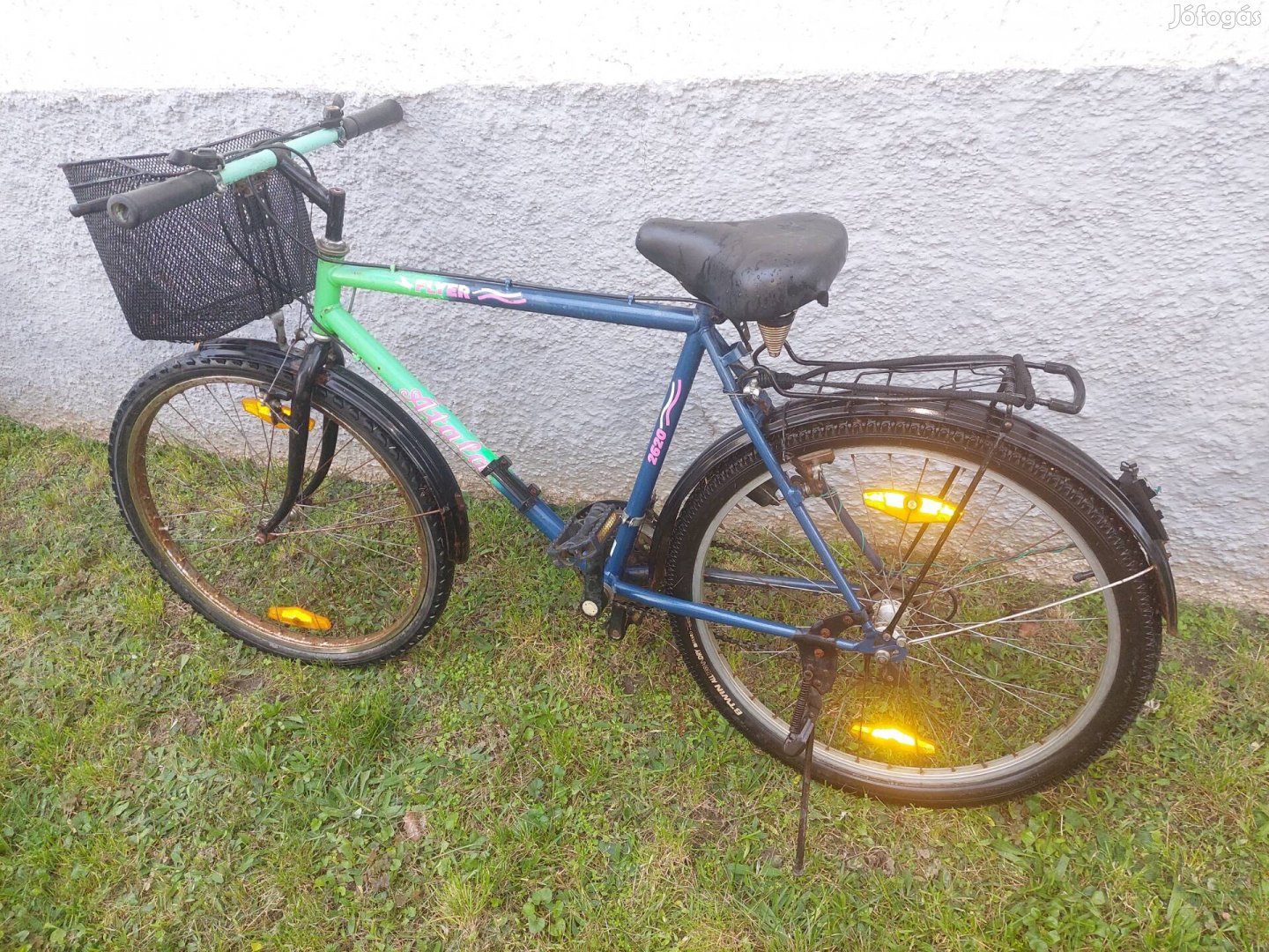 26" Férfi Kerékpár Kosárral +Ajándék Belső MTB Monti Montainbike