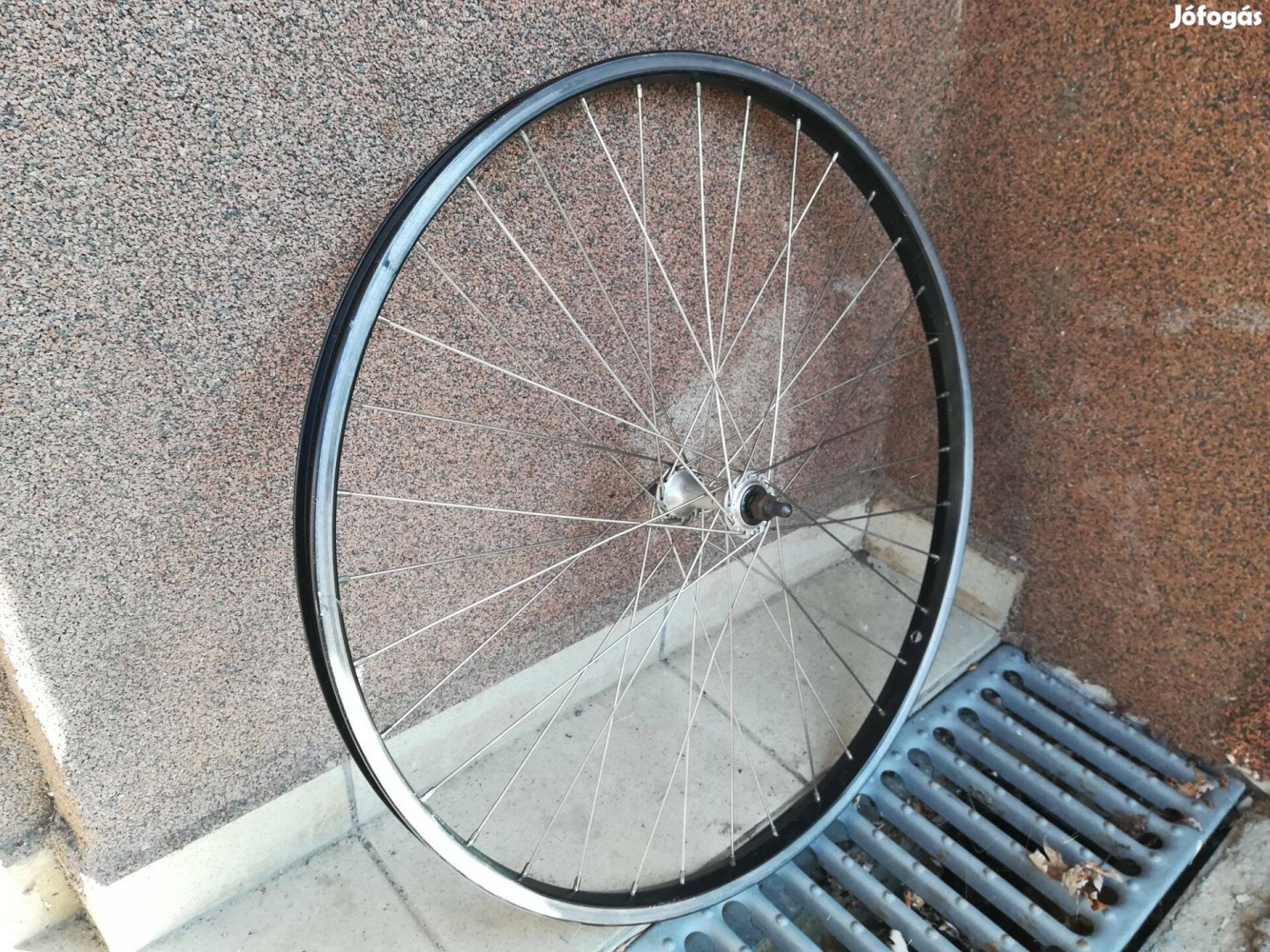 26" MTB alu első kerékpárkerék fekete!