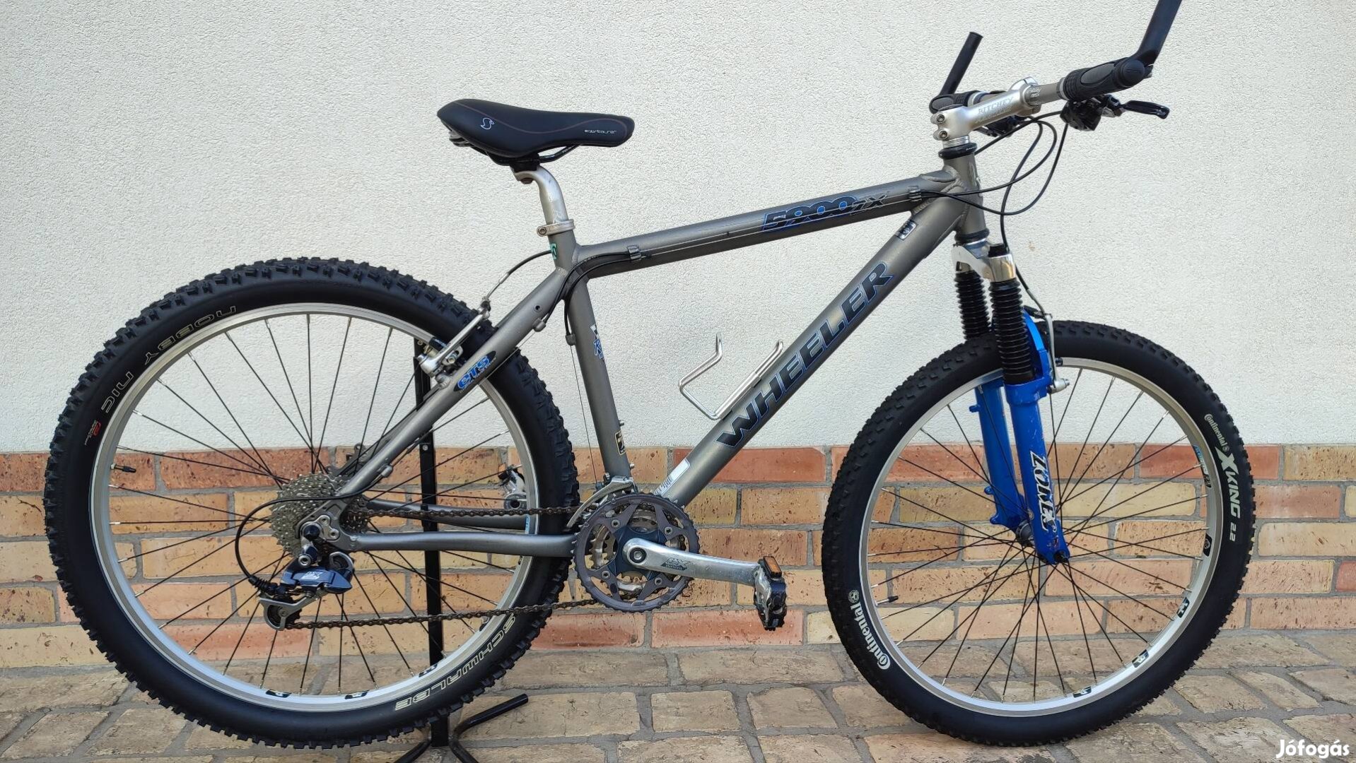 26 MTB kerékpár alumínium váz új gumik!