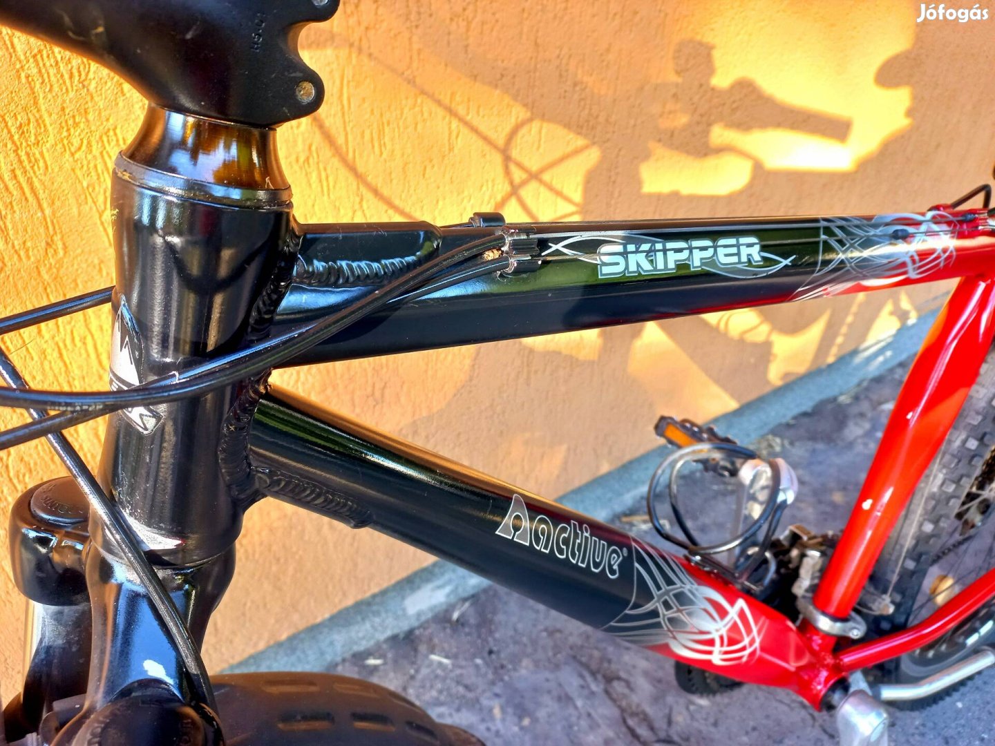 26"-os aluvázas, tárcsafékes mtb.