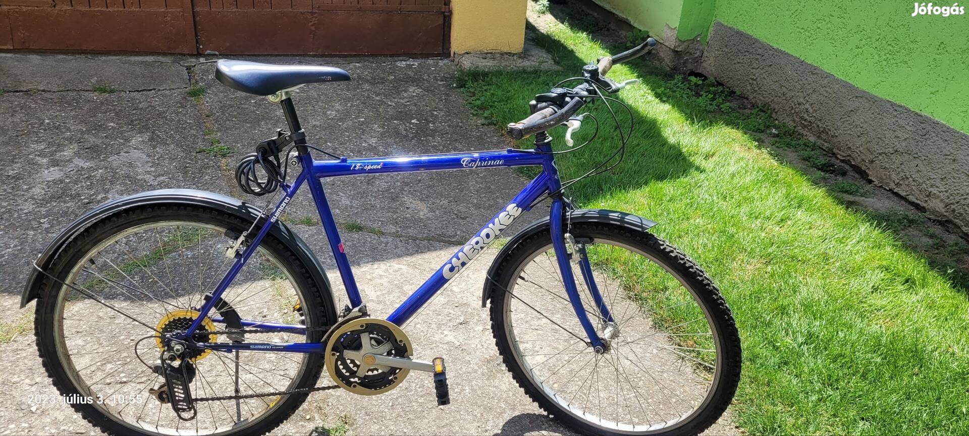 26 colos férfi kék Cherokee MTB kerékpár eladó!