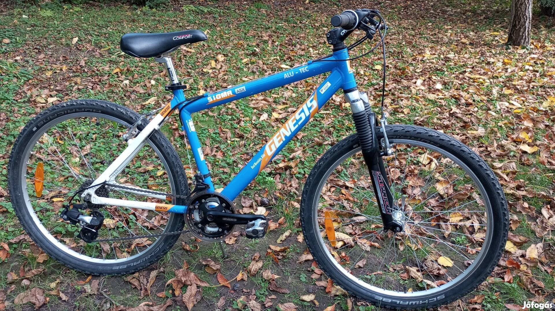 26-os Genesis sigma asx aluvázas mountain bike , megkímélt 