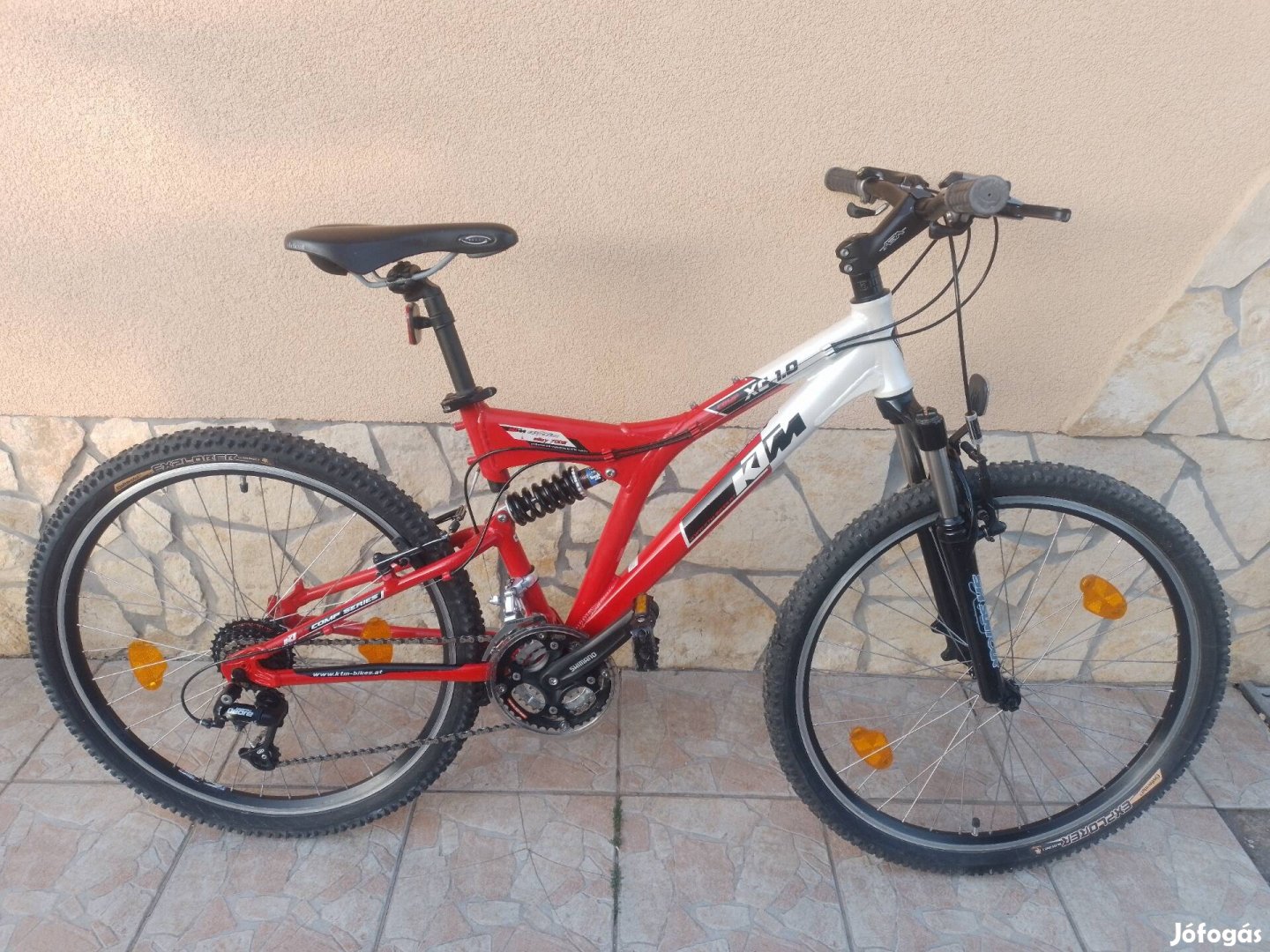 26-os KTM xc összteleszkopos aluvázas kerékpár bicikli. 